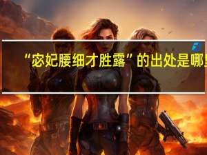 “宓妃腰细才胜露”的出处是哪里