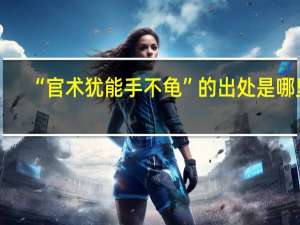 “官术犹能手不龟”的出处是哪里
