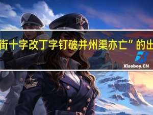 “官街十字改丁字钉破并州渠亦亡”的出处是哪里