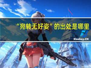 “宛转无好姿”的出处是哪里