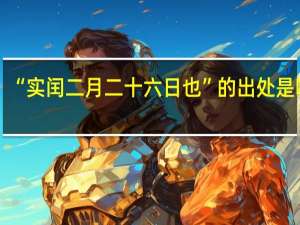 “实闰二月二十六日也”的出处是哪里