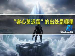 “客心莫迟留”的出处是哪里