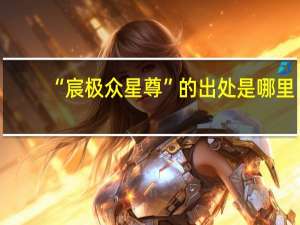 “宸极众星尊”的出处是哪里