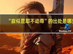 “寂似毘耶不动尊”的出处是哪里