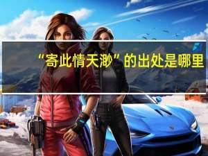 “寄此情天渺”的出处是哪里