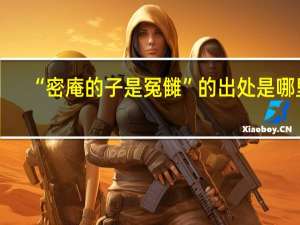 “密庵的子是冤雠”的出处是哪里