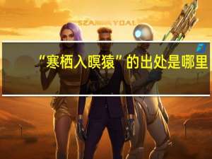 “寒栖入暝猿”的出处是哪里