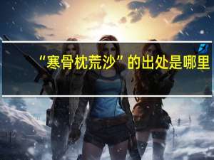 “寒骨枕荒沙”的出处是哪里
