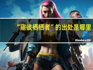 “寤彼栖栖者”的出处是哪里