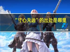 “寸心天远”的出处是哪里