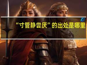 “寸管静尝厌”的出处是哪里