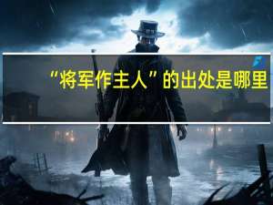 “将军作主人”的出处是哪里