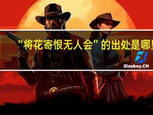 “将花寄恨无人会”的出处是哪里