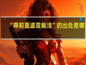 “尊前莫遣霞觞浅”的出处是哪里