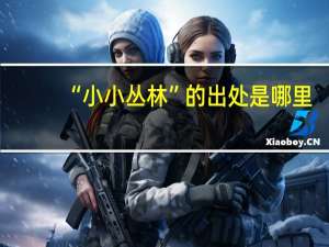 “小小丛林”的出处是哪里