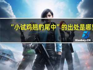 “小试鸡翘豹尾中”的出处是哪里