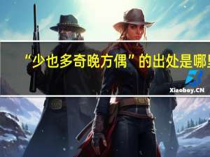 “少也多奇晚方偶”的出处是哪里