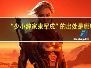 “少小辞家隶军戍”的出处是哪里