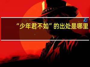 “少年君不如”的出处是哪里