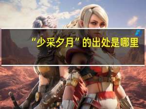 “少采夕月”的出处是哪里