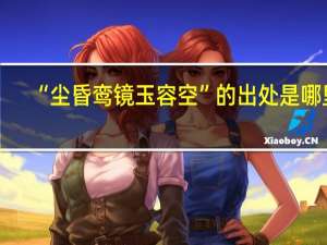 “尘昏鸾镜玉容空”的出处是哪里