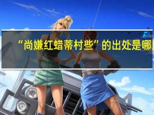 “尚嫌红蜡蒂村些”的出处是哪里