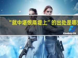 “就中堪恨隋堤上”的出处是哪里