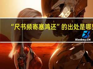 “尺书频寄塞鸿还”的出处是哪里
