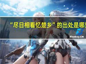 “尽日相看忆楚乡”的出处是哪里
