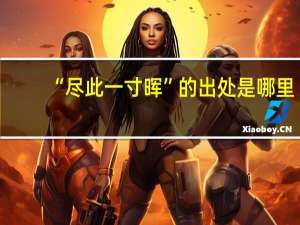 “尽此一寸晖”的出处是哪里