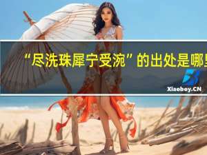 “尽洗珠犀宁受涴”的出处是哪里