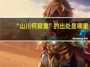 “山川何寂寞”的出处是哪里