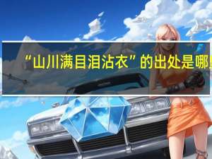 “山川满目泪沾衣”的出处是哪里