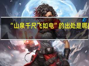 “山泉千尺飞如电”的出处是哪里
