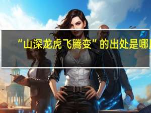“山深龙虎飞腾变”的出处是哪里