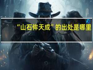 “山石侔天成”的出处是哪里
