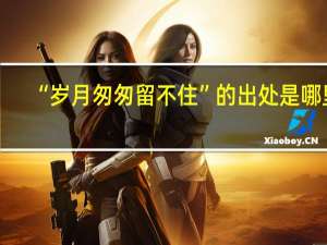 “岁月匆匆留不住”的出处是哪里