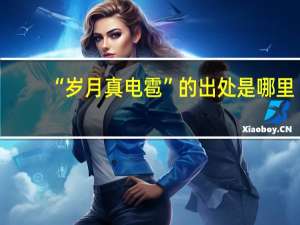“岁月真电雹”的出处是哪里