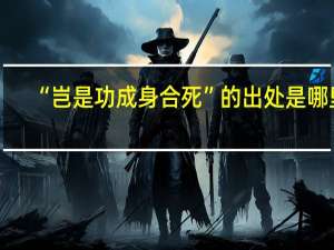 “岂是功成身合死”的出处是哪里