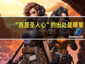 “岂是圣人心”的出处是哪里