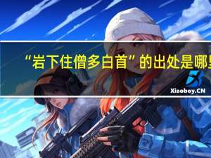 “岩下住僧多白首”的出处是哪里