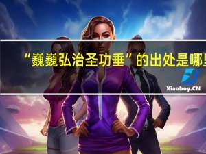 “巍巍弘治圣功垂”的出处是哪里