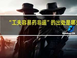 “工夫容易药非遥”的出处是哪里