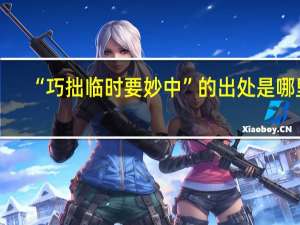 “巧拙临时要妙中”的出处是哪里