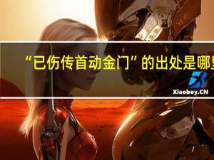“已伤传首动金门”的出处是哪里