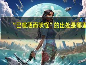 “已喧豗而吠怪”的出处是哪里