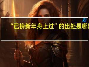 “已拚新年舟上过”的出处是哪里