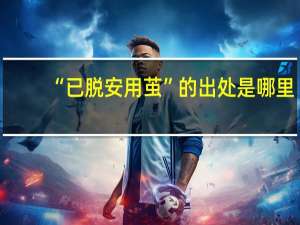 “已脱安用茧”的出处是哪里