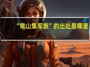“常山集军旅”的出处是哪里