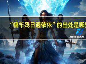 “幡竿残日迥依依”的出处是哪里